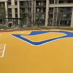 “幼儿园塑胶地坪"