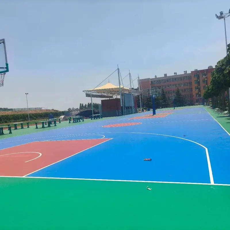 球场硅PU地坪