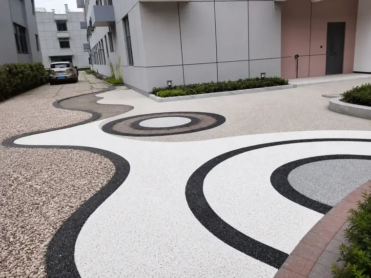 胶粘石地坪AIe