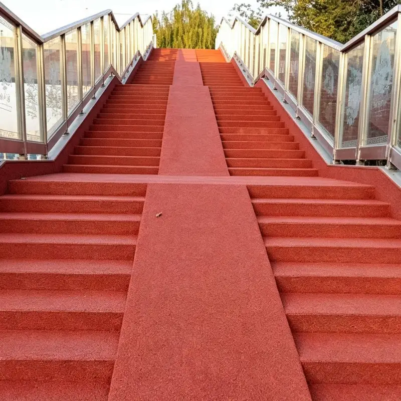 天桥彩色陶瓷颗粒地坪